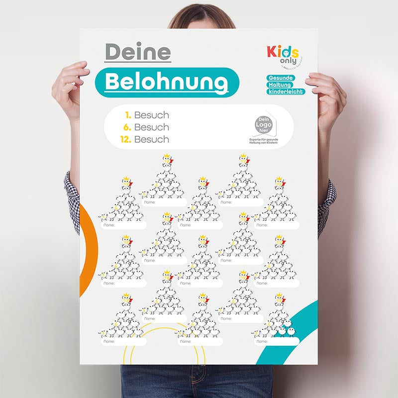 Belohnungsposter - Poster, Plakat A1 - Kids only
